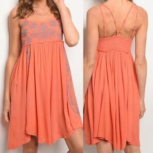 Embroidered Summer Dress